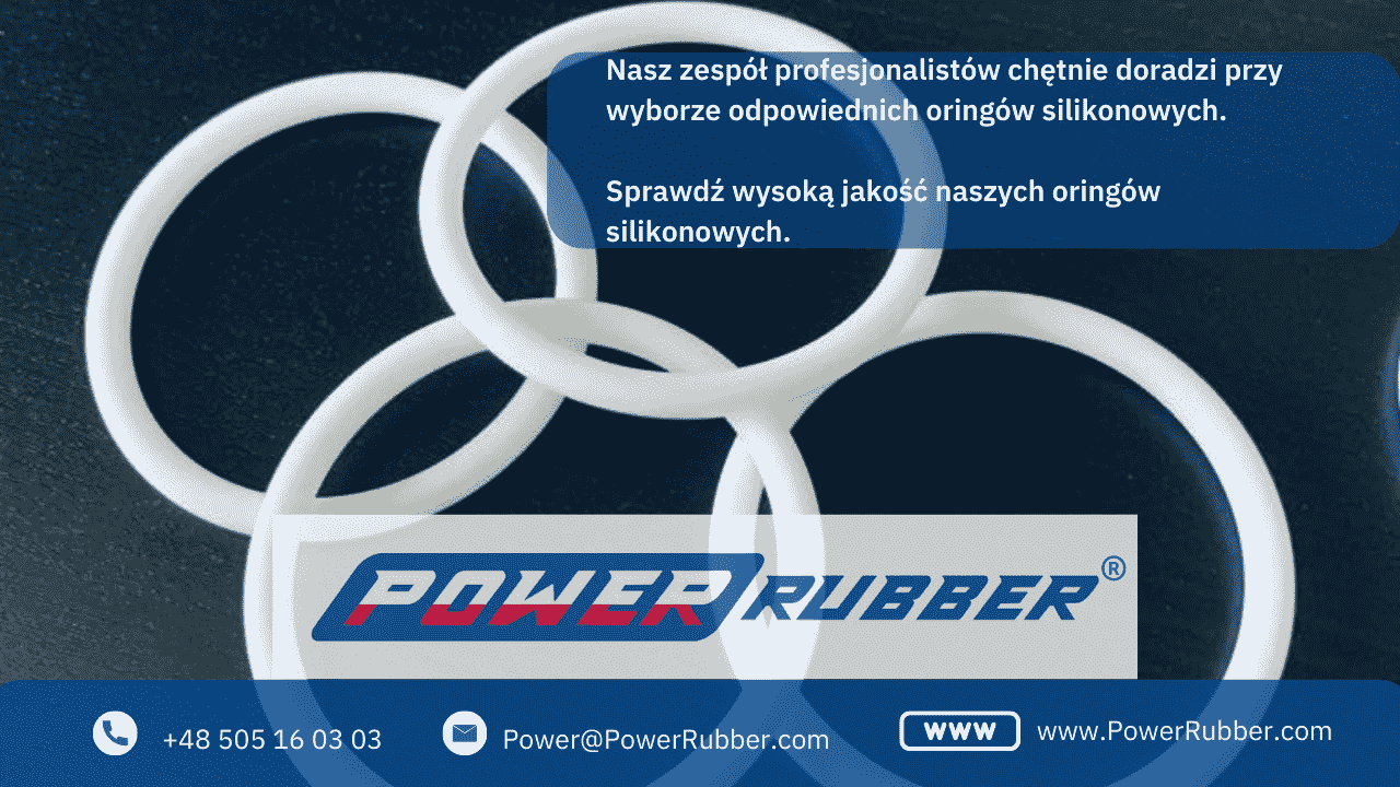 weiße Silikon-O-Ringe