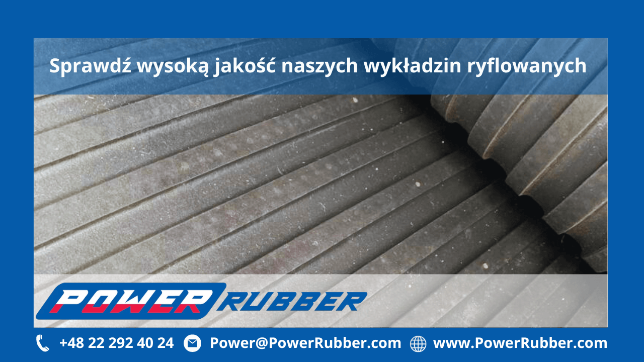 Mata gumowa ryflowana