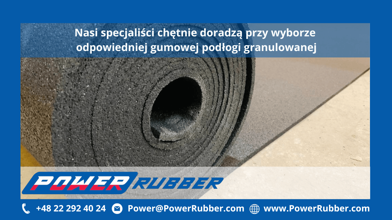 Podłoga z granulatu gumowego