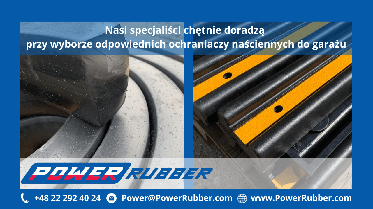 Odbojnik na ścianę garażu
