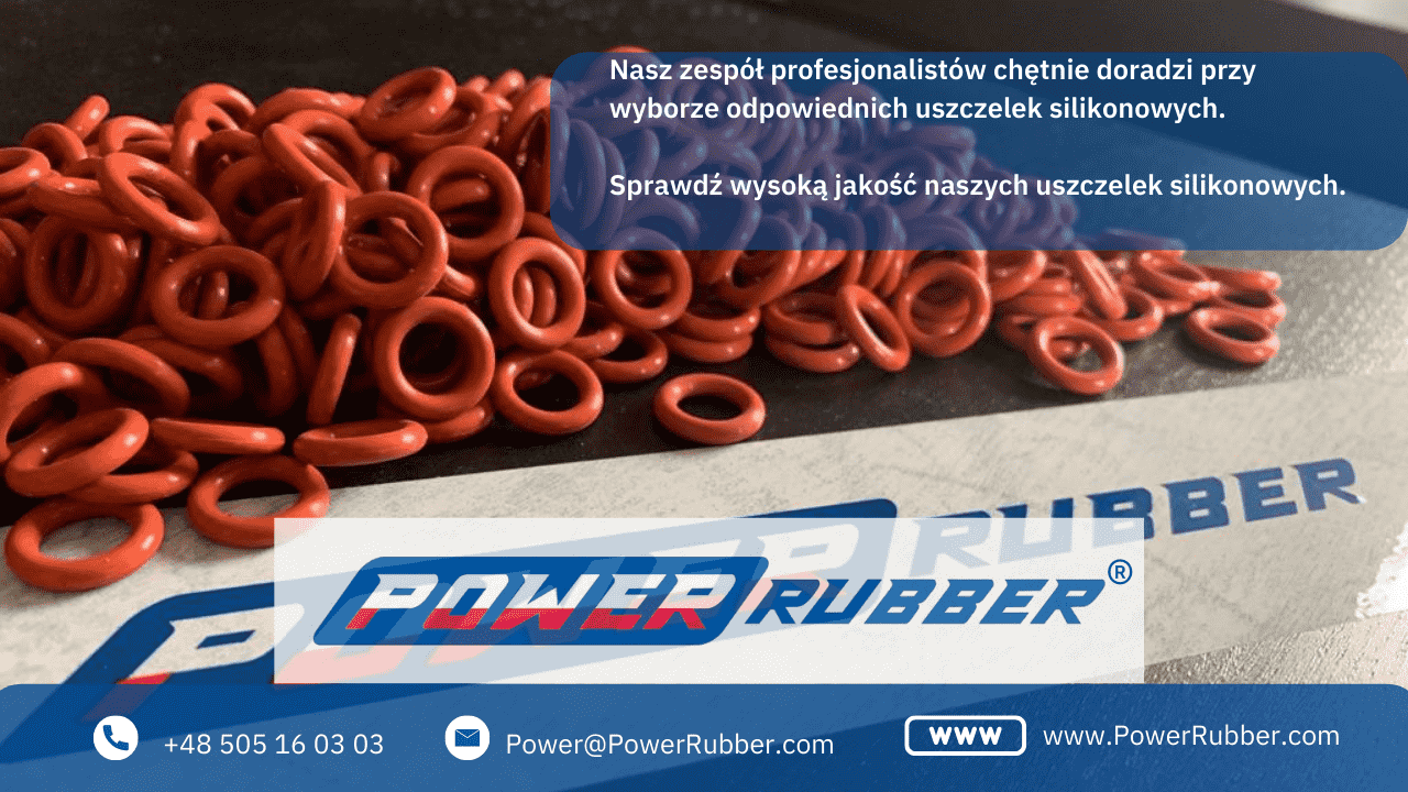 oringi silikonowe czerwone