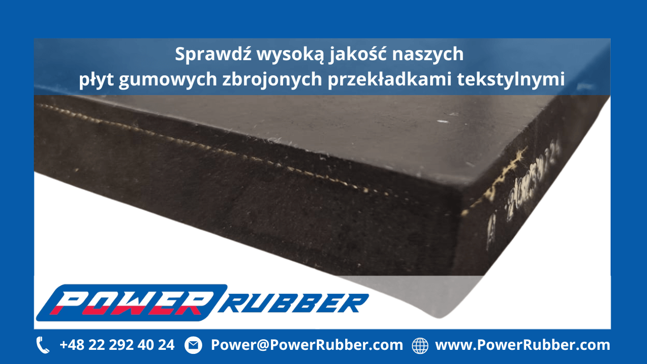 Płyty gumowe zbrojone