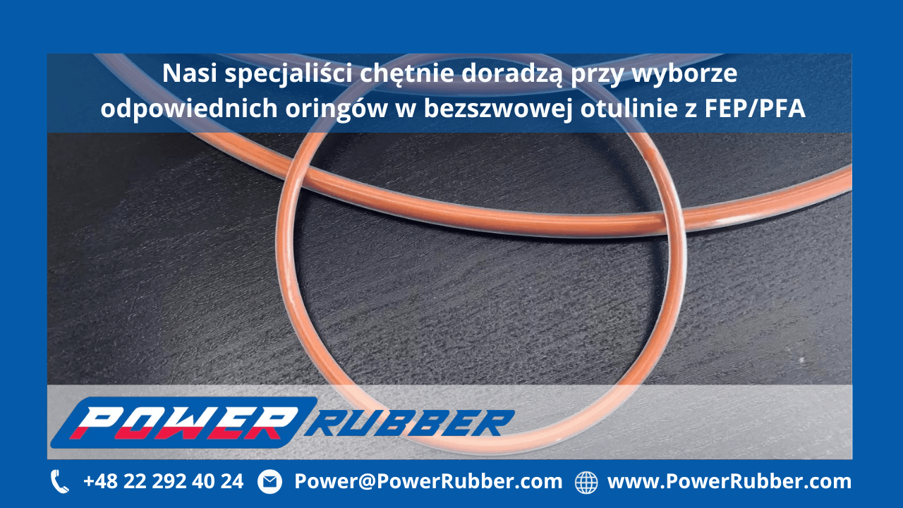 Oringi w otulinie z FEP PFA