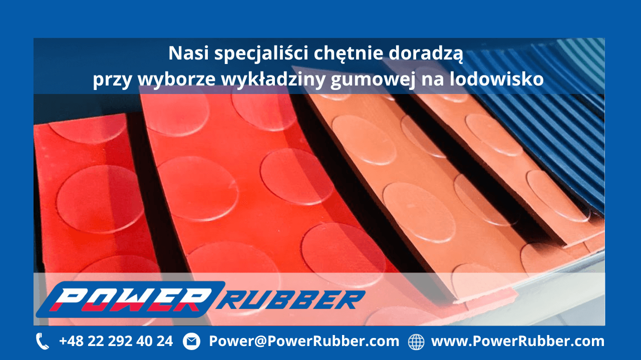 Mata gumowa na lodowisko