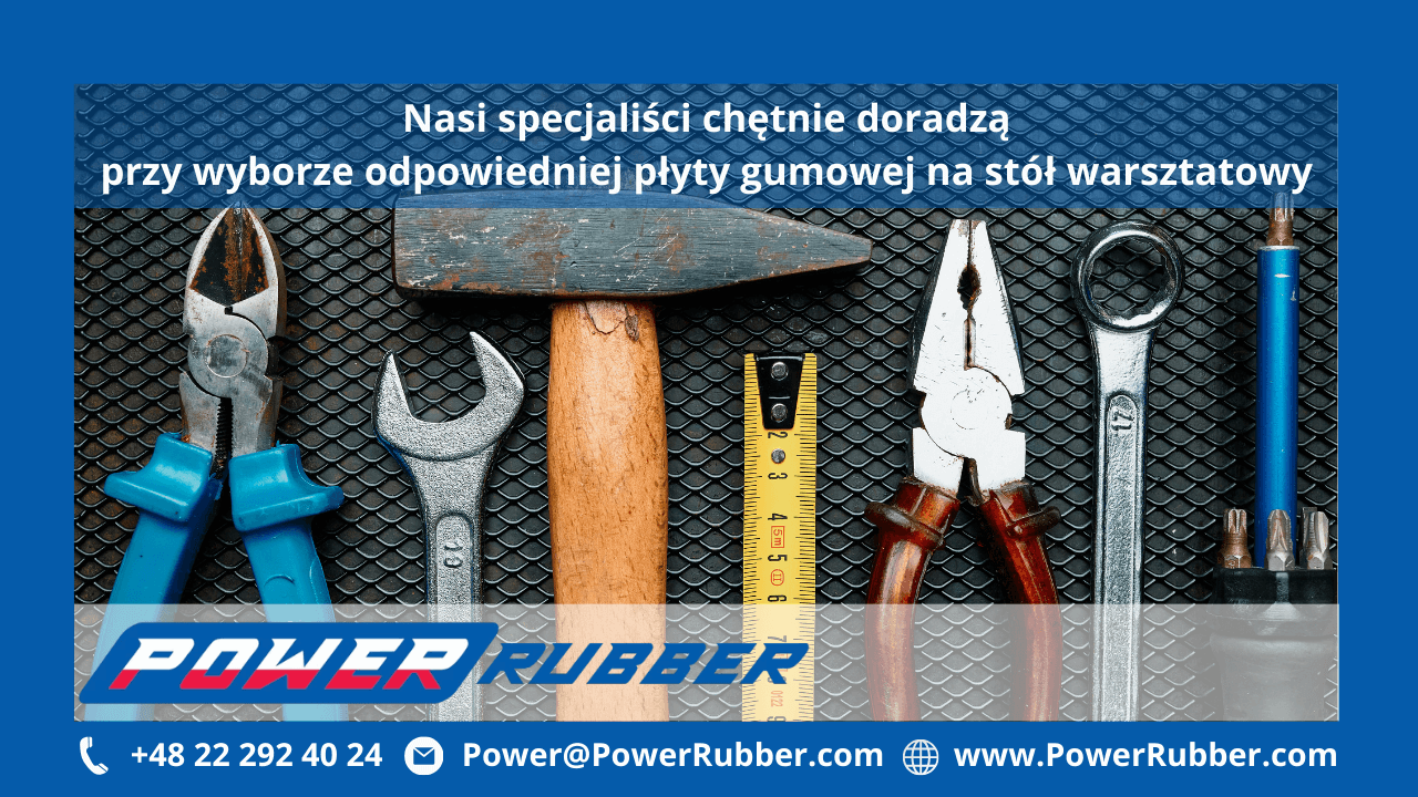 Gumowa mata na blat stołu