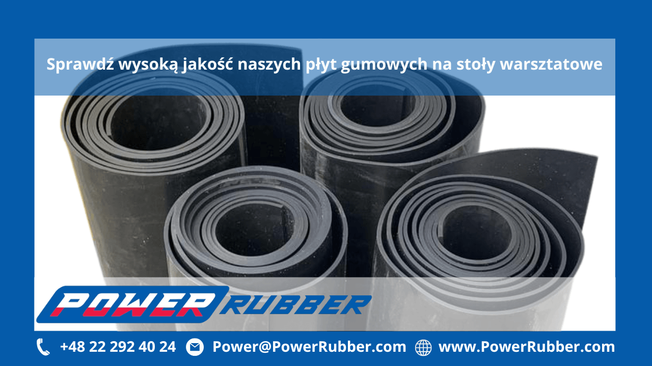 Mata gumowa na stół warsztatowy