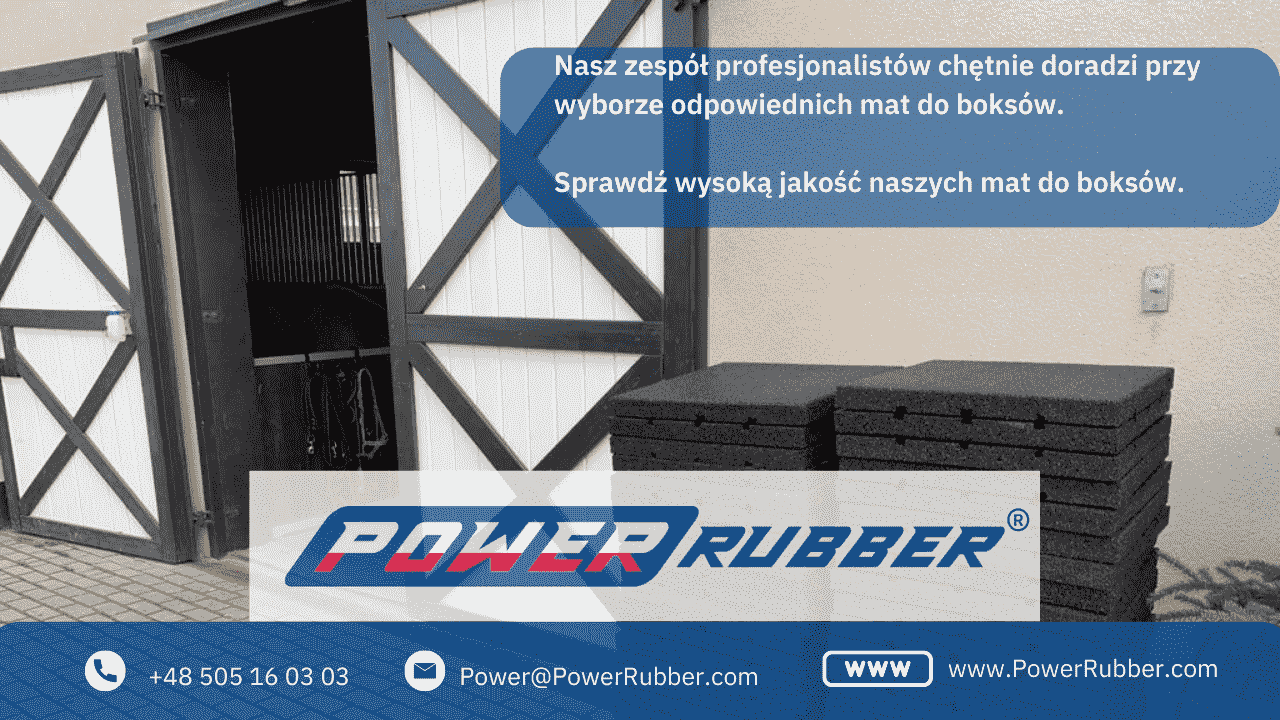 Rubber mats for the stables
