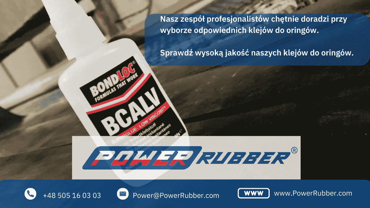 adhesive for rubber O-rings