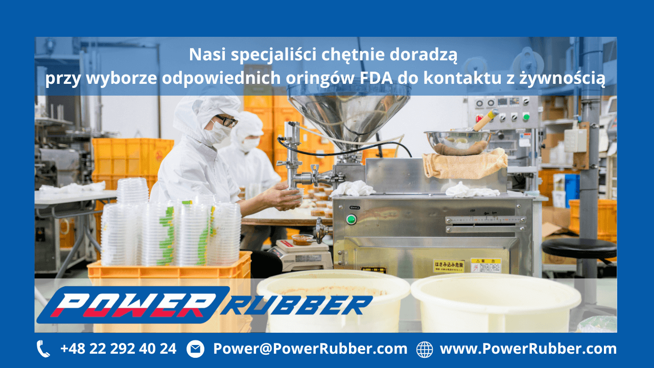 Uszczelki do kontaktu z żywnością