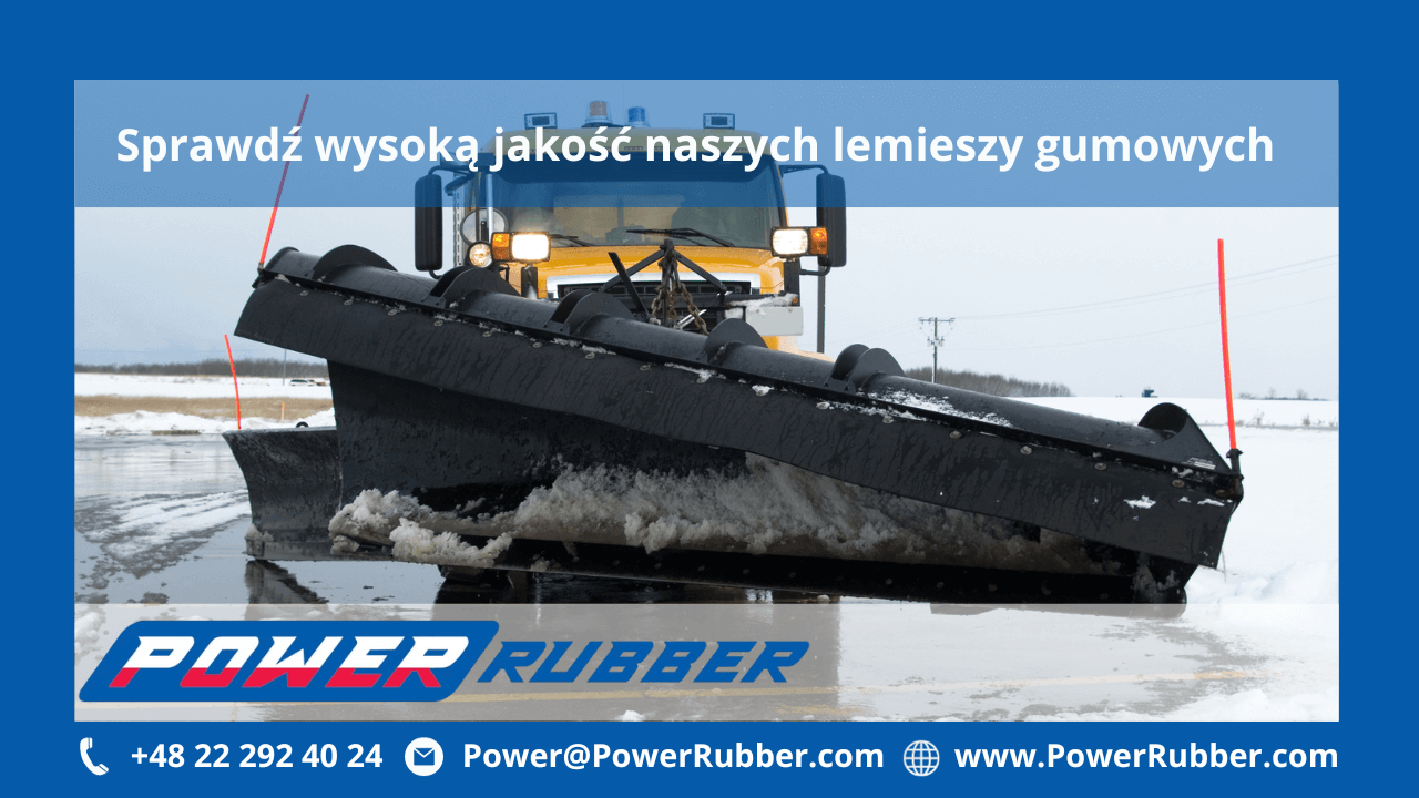 Guma do pługa śnieżnego