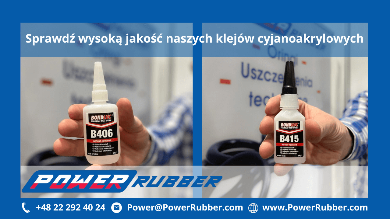 Kleje błyskawiczne cyjanoakrylowe