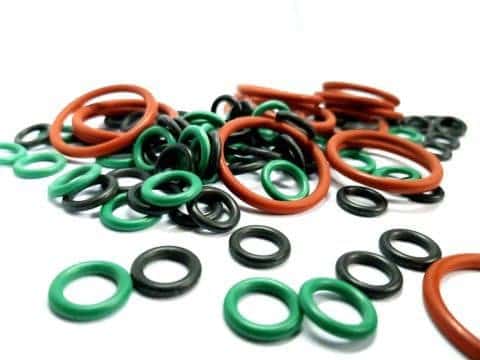 colored rubber o-rings