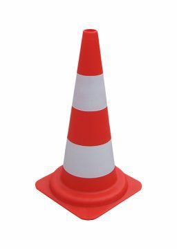 Road cones are elements of road safety