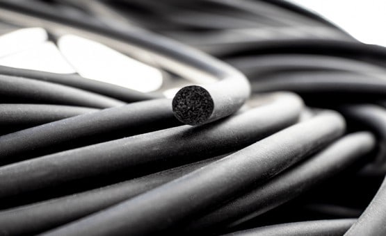 Cord of Porous Cell Rubber