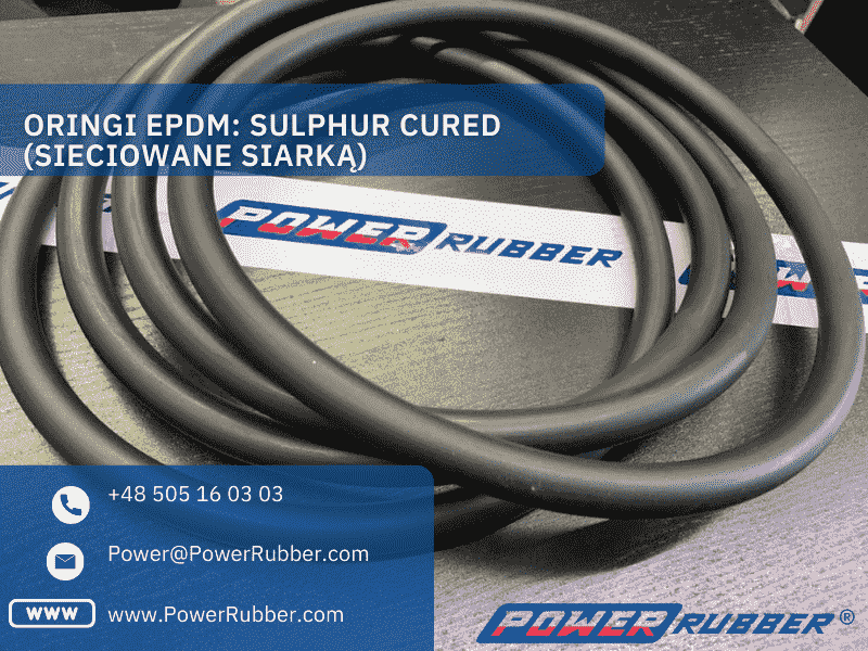 EPDM Sulfur Cured O-rings (sulfur cross-linked)